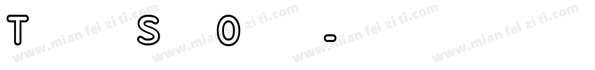Triester Sans Outline字体转换